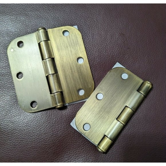 Emtek - 9103314 - 9100 Stl Hinge Sd 1'' Rdcr 3.5" Us14- French Antique - Picture 2 of 5